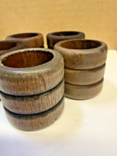 Set 5 VTG REAL Tobacco Pipe Wood Bowls 1970's Unused Vintage Hippi 1 Inch