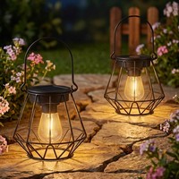 Solarlampen Garten LED AußEn HäNgend Solarleuchten IP65 Wasserdicht 800 Mah