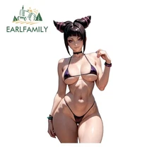 EARLFAMILY 5.1" Han Juri Car Sticker Scratch-Proof Artistic Caravan SUV RV Decal