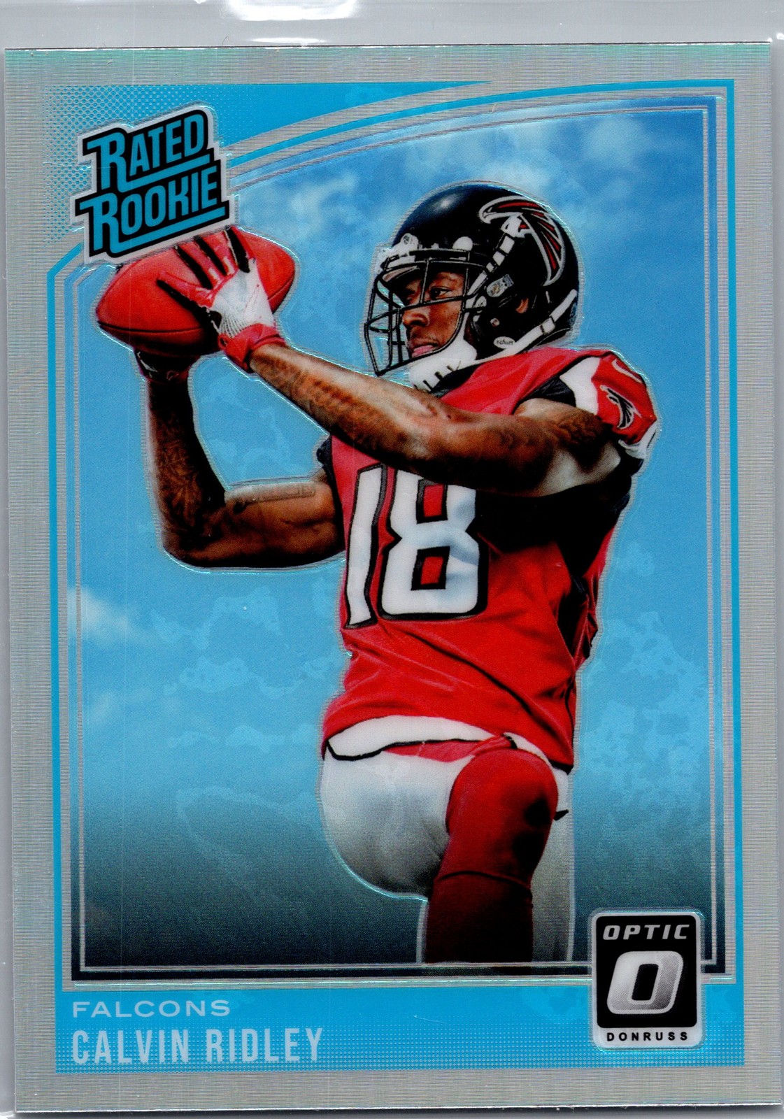 2018 Donruss Optic #161 Calvin Ridley Holo