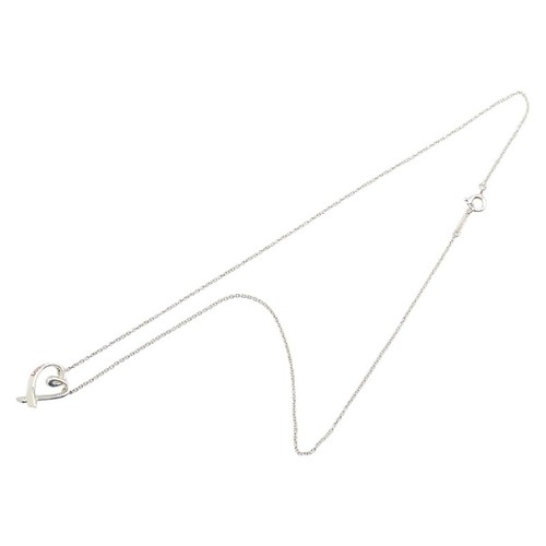 Tiffany&Co. Rubbing Heart LOVE Halskette Damen 【Gebraucht】 - Bild 4 von 10