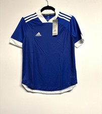 Adidas Condivo 20 Youth Soccer Jersey M 11-12Y Royal Blue White