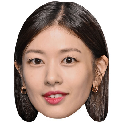 Kim Yoon-Ji (Brown Hair) Big Head. Larger than life mask.