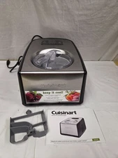 Cuisinart ICE-100 Ice Cream and Gelato Maker Supreme Commercial Working VGC