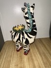 Blue Sky Heather Goldminc Anthropomorphic Zebra Candle Holder Whimsical 10½"H — photo 2