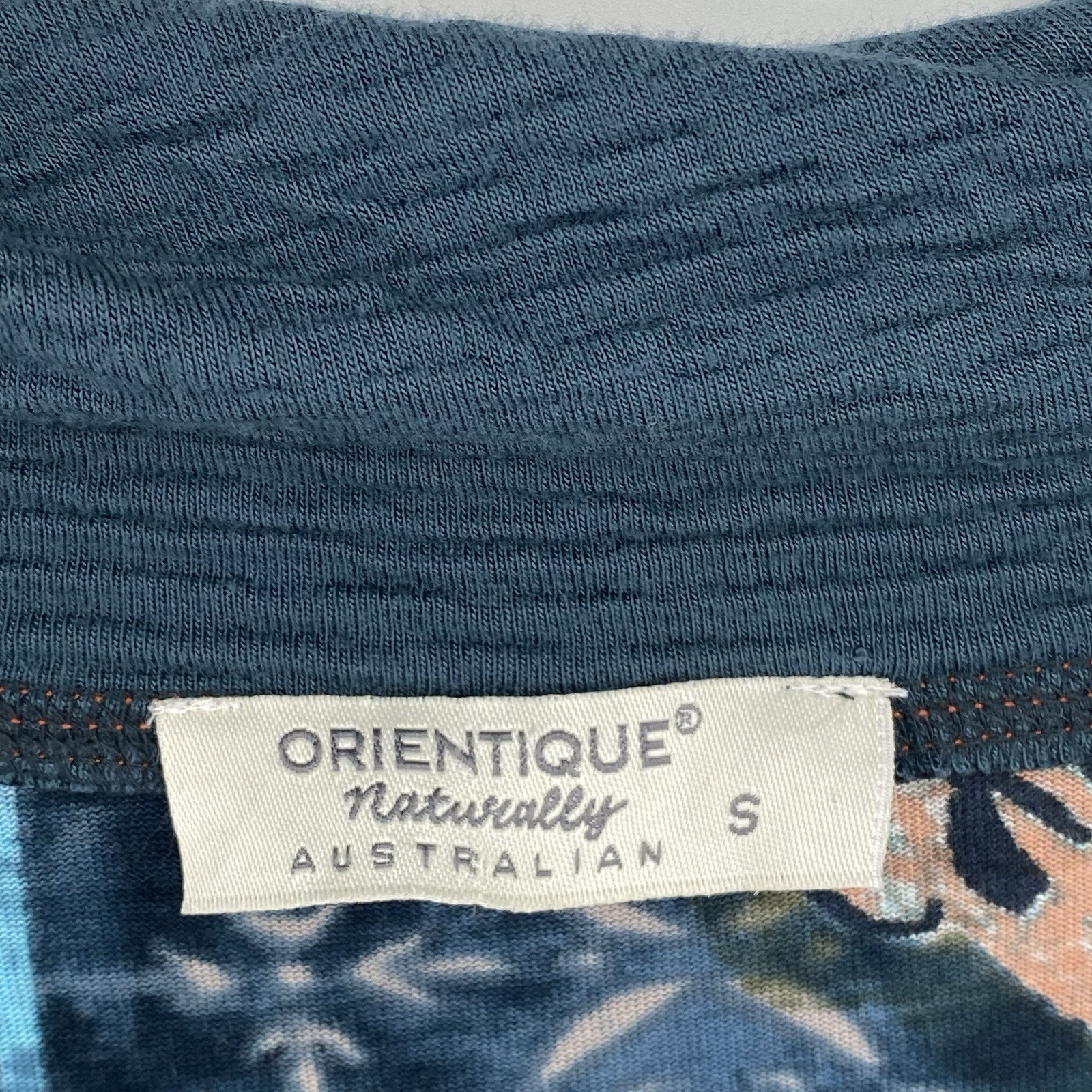 Orientique Naturally Small Patchwork Top Long Sle… - image 5