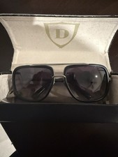 DITA DRX-2030-E-BLK-SLV-59 Men's Square Sunglasses