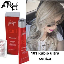 Tinte Vitality's 101 Rubio ultra ceniza colores para cabellos 100 ml