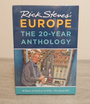 Rick Steves' Europe 2019 The 20 Year Anthology DVD 17-Disc Boxed Set - Sealed!