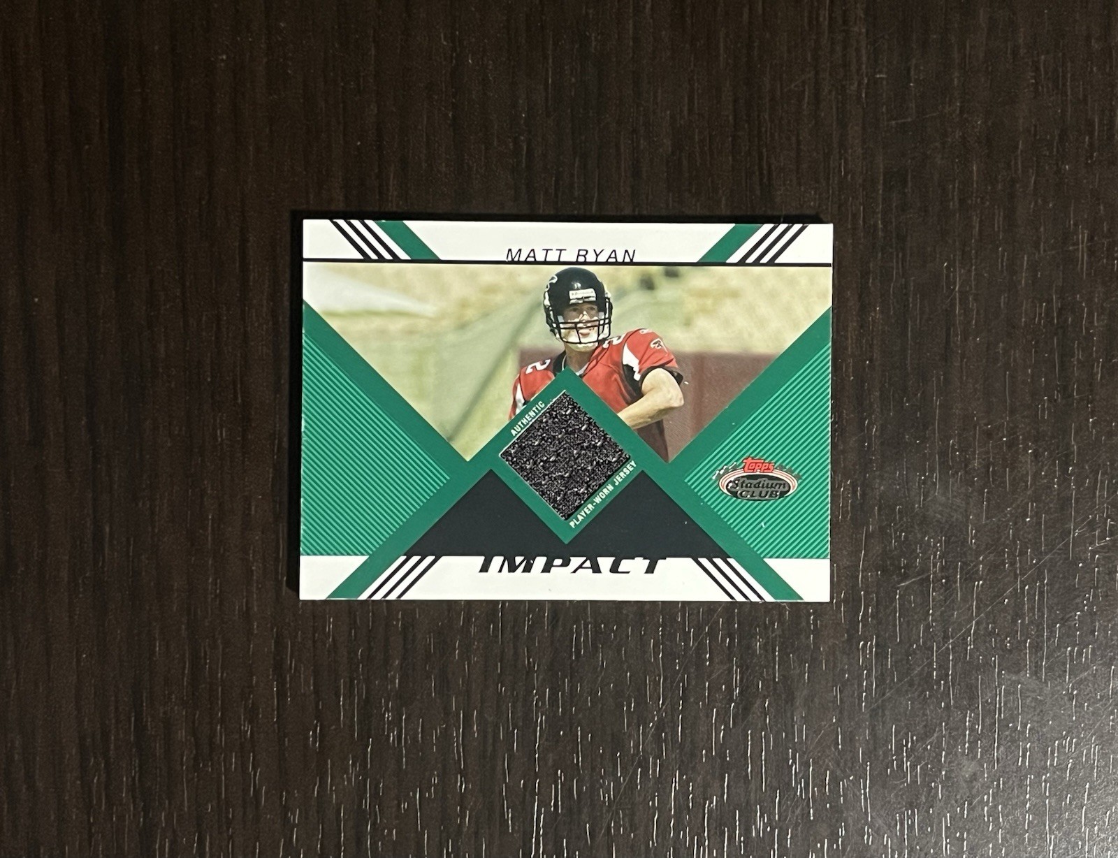 Matt Ryan Stadium Club Impact Relics #IRMR Jersey