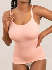 Shapermint Essentials All Day Every Day Scoop Neck Cami - Rose Tan Size 4XL