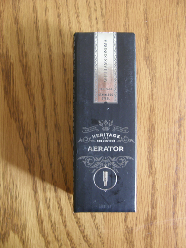 Williams Sonoma Heritage Aeratore per bottiglie di vino - Adatto per bottiglia di vino, stoviglie da bar - Nuovo - Foto 1 di 5