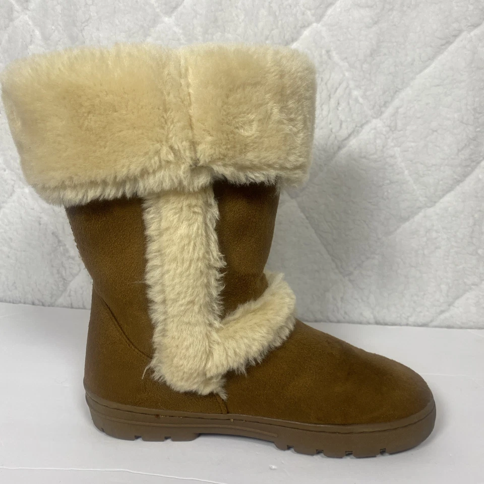 Nuevo Style & Co. Para mujeres Talla 8 Ingenioso Marrón Gamuza Imitación Piel Botas Botines Media Pantorrilla Foto 2 de 4