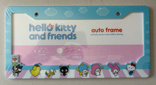 Sanrio Hello Kitty And Friends Auto Frame License Plate Holder New