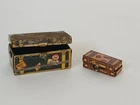Vintage Marx Tin Litho Trunk Suitcase Luggage