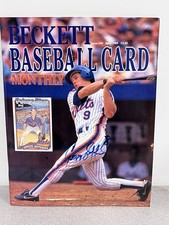 Gregg Jefferies Bob Feller Boggs Gwynn Signed April 89 Beckett Card Monthly #511