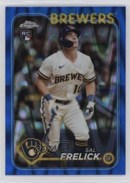 2024 Topps Chrome Blue RayWave Refractor /150 Sal Frelick #39 Rookie RC 0qc2