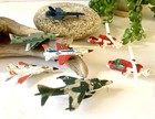 Konvolut 7 Vintage Militär Spielzeug Flugzeuge Matchbox Hubschrauber Kampfjets 1980er