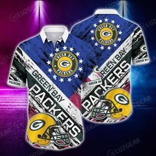 Green Bay Packers All-Star Stripes NFL Hawaiian Shirt, Gift For Friend