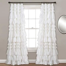  Kemmy Light Filtering Window Curtain Panel 52"W x 84"L (Pack of 1) White