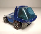 Vintage 1969 Hot Wheels Redline Heavyweights Moving Van Blue Aqua Cab Mattel