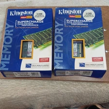 Kingston ValueRAM 512MB 333MHz PC2700 DDR Notebook Memory (KVR333SO/512R) X2