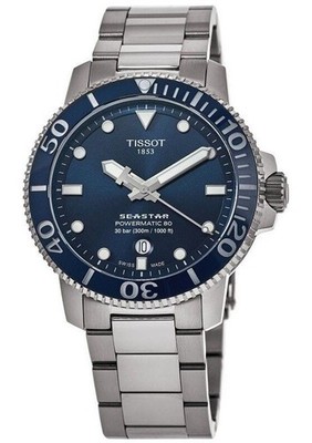 Tissot Seastar Automatic Blue Dial Diver's T120.407.11.041.03 Men's Watch
