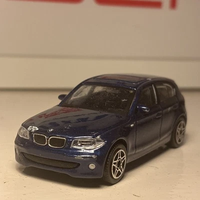 Bburago BMW 1 Series 120d Diecast Blue 1:43 Toy Car Monaco Blue Metallic 1/43 SE - Image 1 of 4