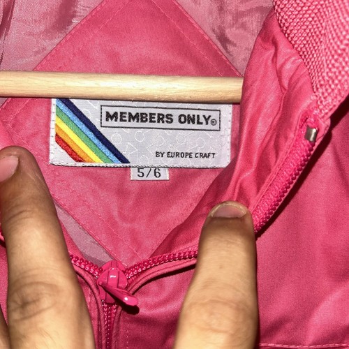Vintage 1980’s Kids Members Only Jacket, Deadstock NWT, Size 5/6 - Picture 2 of 3