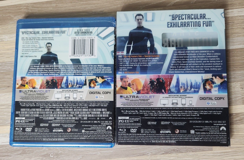 Star Trek Into Darkness New Blu-ray Slip cover Digital Copy Chris Kirk Spock - Picture 2 of 7