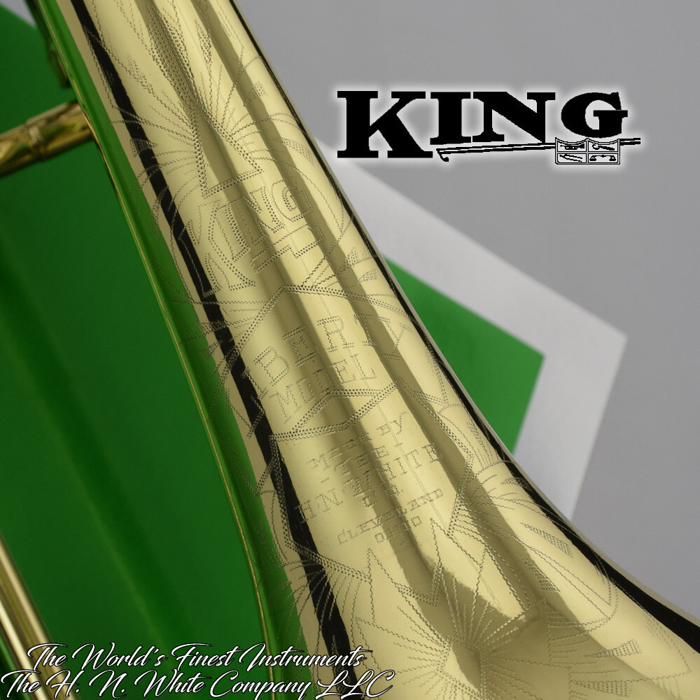 1940 Vintage King H. N. White 2B Liberty Trombone New Lacquer | eBay