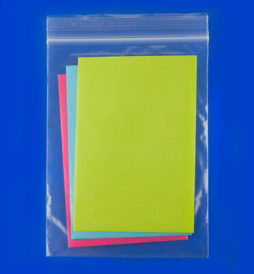 6x10 2 MIL CLEAR ZIP CLOSURE - Resealable - POLY BAGS ZIP LOCK BAGS 1000/CS