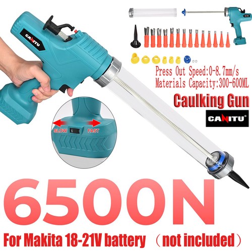 Cordless Electric Caulking Gun Handheld Adhesive Sewing Seams Gun For