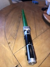 Star Wars Electronic Light Sounds Lightsaber Hasbro 2002 Green Saber Voice