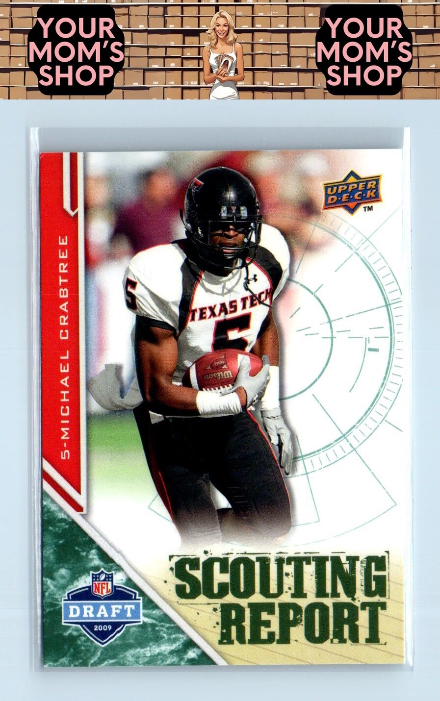 2009 Upper Deck Draft Edition #204 Michael Crabtree