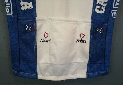 CHEMISE CYCLISME JEAN BLEU CARRERA VELO NALINI TAILLE M ADULTE P
