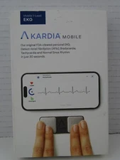 AliveCor KardiaMobile Personal EKG ECG 1-Lead Monitor Black Used AC-009-UA-C
