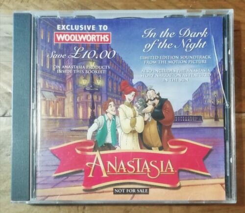 Anastasia In The Dark Of The Night Woolworths Exclusive CD Limited Edition... - Photo 1/5