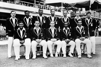 West Indies team group 1954 Historic Old Photo