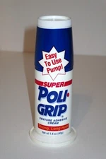 Vintage 1980's Super Poli Grip Display Pump Bottle New Sealed TV Movie Prop
