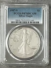 1987-S American Proof Silver Eagle-PCGS- PR70 DCAM