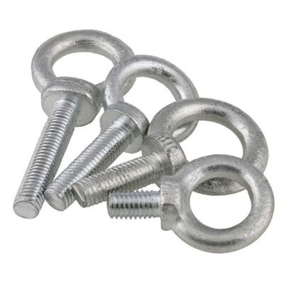 Lifting Ring Eye Bolts M6/8/10/12/14/16/20 Male Threaded Screws Bolt Zinc Plated