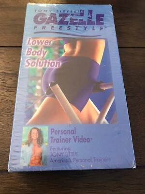 NEW Tony Little Gazelle Freestyle Lower Body Solution VHS BRAND NEW SEALED