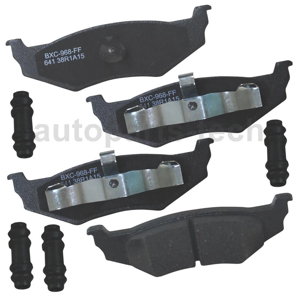 Juego de pastillas de freno delanteras traseras STOP BY BENDIX para Dodge Neon 1995 1996 1997 1998 1999 Foto 2 de 4