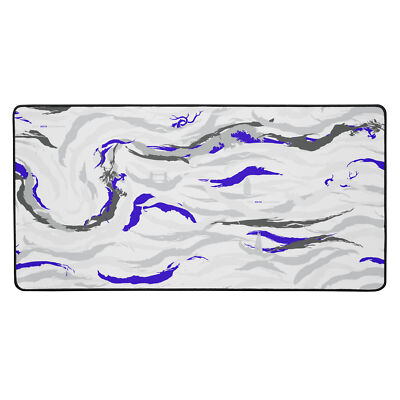 Aqua Brush Light Cobalt Mousepad 16x32