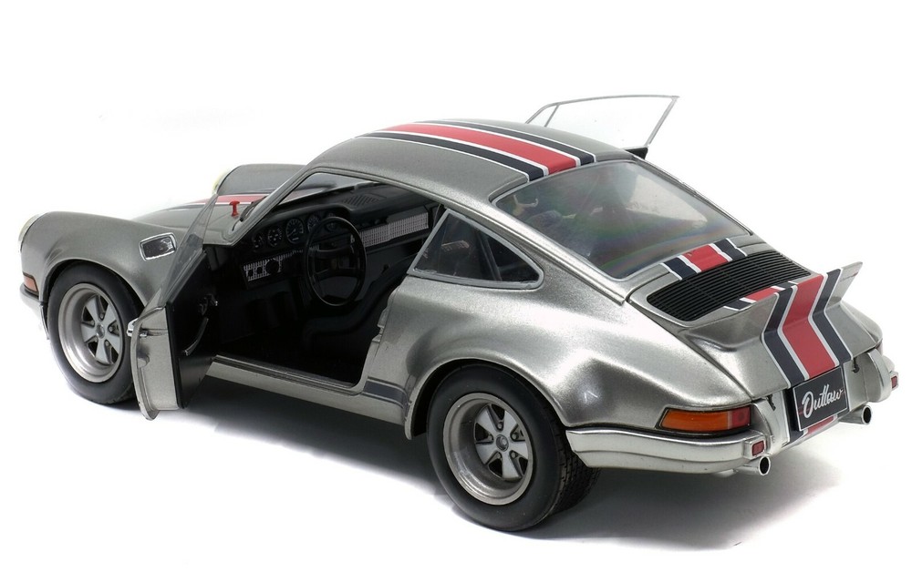 1973 PORSHE 911 RSS GREY 1:18 DIECAST MODEL CAR BY SOLIDO S1801112