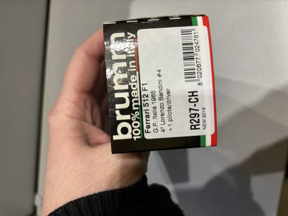 Brumm R297-CH Ferrari 512 F1 Gp Italia 1965 4^Bandini #4 Con Pilota - Immagine 3 di 4