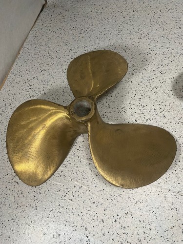 Inboard Brass Bronze Propellers Prop Set 13" D X 12"P 1 1/4" Bore-Right&LeftRHLH - Picture 14 of 17