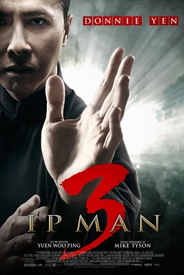 Free Same Day Shipping IP MAN 3 Donnie Yen Borderless 11x17 Poster