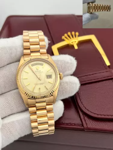 Rolex President Day Date 18K Rose Gold 1803 36mm Original Rolex Box